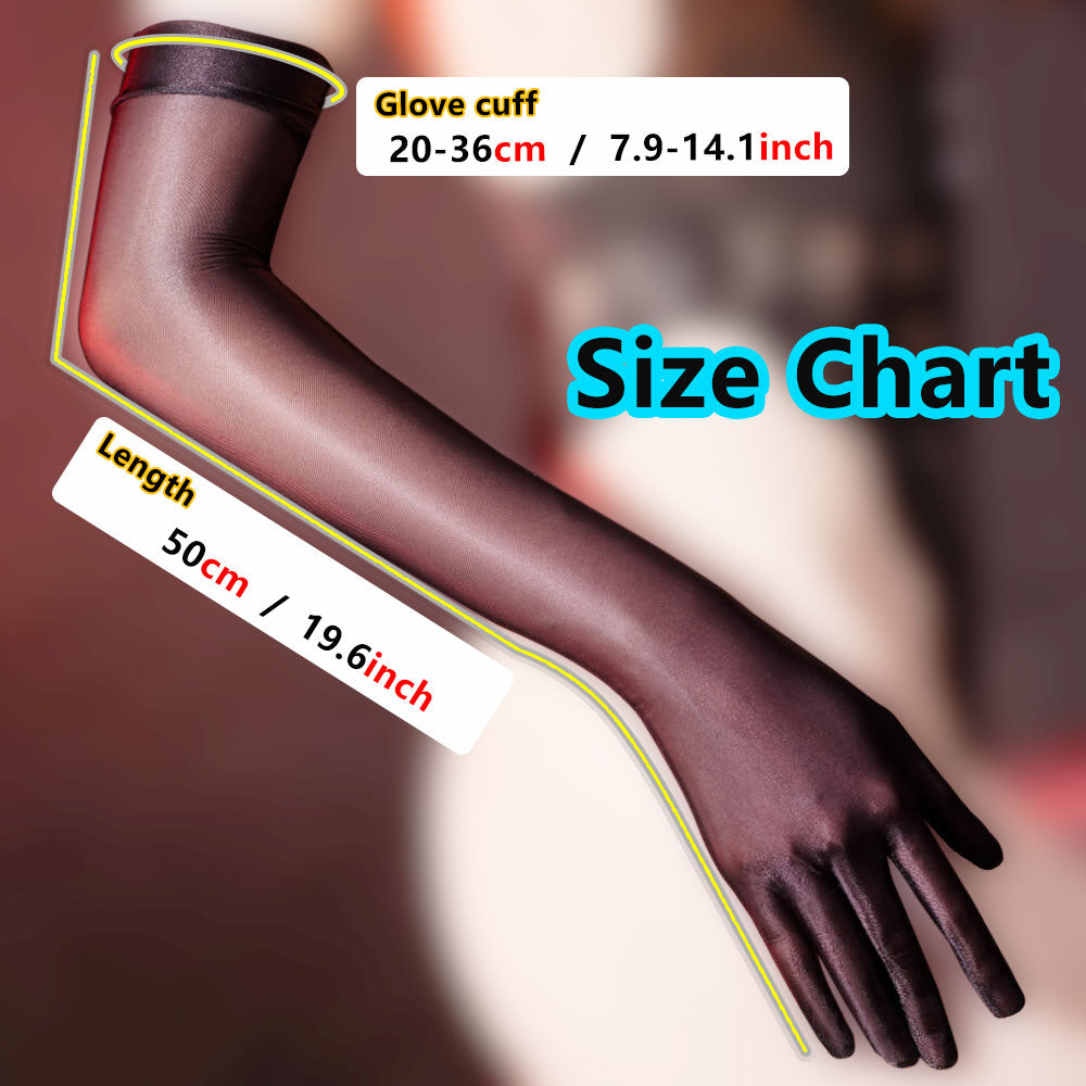 Scarlett Satin Gloves